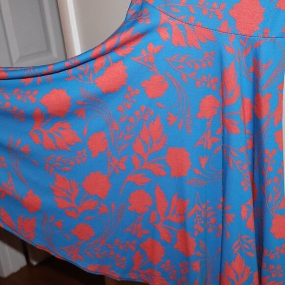 LulaRoe Dress in Size S in turquoise and orange - Picture 2 of 5